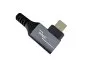 Preview: DINIC Câble USB C 4.0, droit sur angle 90°, PD 240W, 40Gbps, alu mâle, câble nylon, 0.50m